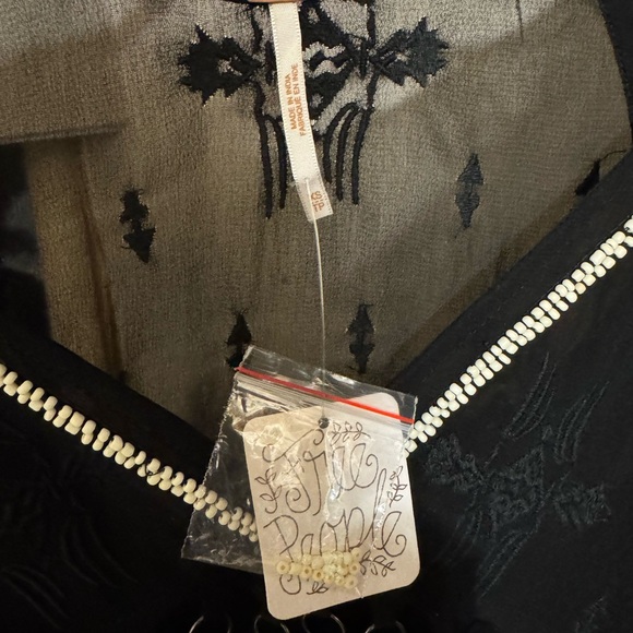 Free People Black Dark Horse Southwestern Maxi Dress -XS-$298 MSRP - Picture 8 of 10